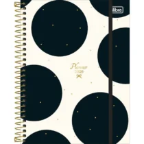 Planner Espiral West Village 2026 Bolinha Preta C/80 Fls UN. - Tilibra