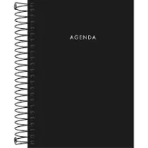 Agenda Espiral Napoli Permanente Preta C/ 192 Fls. UN. - Tilibra