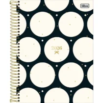Planner Peq Espiral West Village 2026 Bolinha Branca C/80 Fls UN. - Tilibra