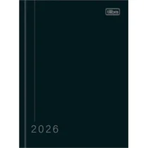 Agenda Pepper Preta 2026 C/ 160 Fls. UN. - Tilibra