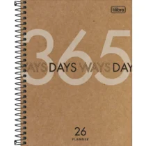 Planner Espiral Kraft Work 365 Days 2026 C/ 80 Fls. - Tilibra