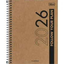 Planner Espiral Kraft Work Follow Your Plan 2026 C/ 80 Fls. - Tilibra