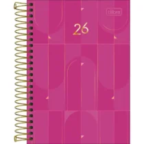 Agenda Peq Espiral Spot 2026 C/ 200 Fls Rosa UN. - Tilibra