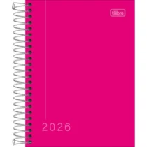 Agenda Espiral Pepper 2026 C/160 Fls Rosa UN. - Tilibra