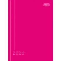 Agenda Pepper 2026 C/ 160 Fls. Rosa UN. - Tilibra