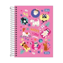 Agenda Espiral D+ 2026 C/176 Fls Animais UN. - Tilibra