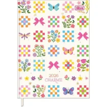 Agenda Peq Charme Branca 2026 C/ 176 UN. - Tilibra