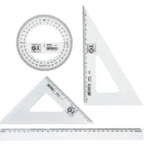 Kit Escolar Geométrico Cristal UN. - Maxcril