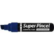 Marcador Jumbo Permanente Recarregável Azul UN. - Compactor