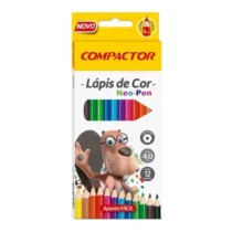 Lápis De Cor Neo Pen C/12 Cores UN. - Compactor