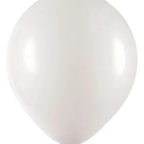 Balão de Soprar Nº 5 Redondo Branco C/50 UN. - Picpic