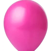 Balão de Soprar Nº 5 Redondo Rosa Forte C/50 UN. - Picpic