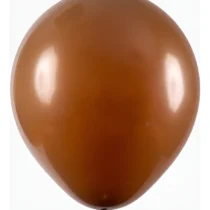 Balão de Soprar Nº 9 Redondo Marrom C/50 UN. - Picpic
