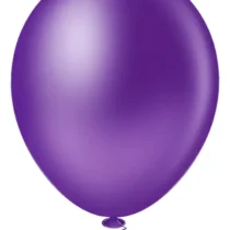Balão de Soprar Nº 5 Redondo Violeta C/50 UN. - Picpic