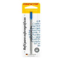Refil P/ Esferográficas 1005 M Azul UN. - Compactor