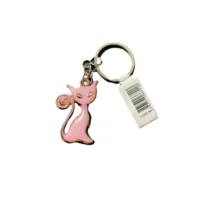 Chaveiro de Gatinho Rosa Claro UN.- Make+