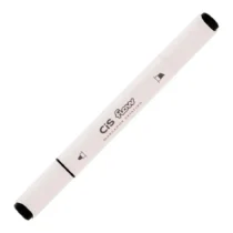 Marcador Criativo Ponta Dupla Preto Flow UN. - Cis