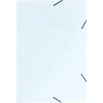 Pasta C/ Elástico Fina De Papelão Branca UN. - Frama