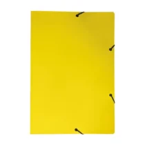 Pasta C/ Elástico Fina De Papelão Amarelo UN. - Frama