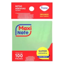 Bloco Adesivo 76 mm X 76 mm Tom Pastel Verde  C/ 100 FLS. - Maxi