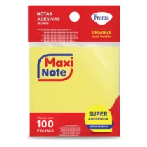 Bloco Adesivo 76 mm X 76 mm Tom Pastel Amarelo C/ 100 FLS. - Maxi