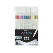Marcadores Acrílicos Prisma Cores Metálicas C/ 6 Cores UN. - Onda