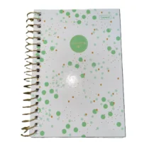 Caderno 1 / 8 Double Art Verde C/ 80 Fls UN. - Cadersil