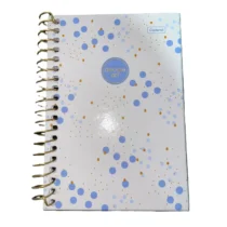 Caderno 1 / 8 Double Art Azul C/ 80 Fls UN. - Cadersil