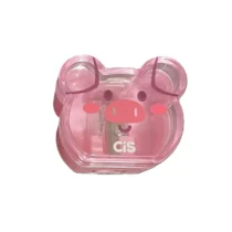 Apontador C/ Deposito Animais Fun Rosa UN. - Cis