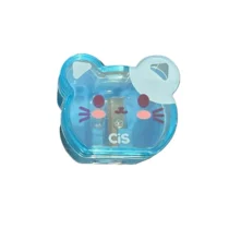 Apontador C/ Deposito Animias Fun Azul UN. - Cis