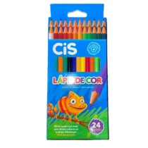 Lápis De Cor Sextavado C/ 24 Cores UN. - Cis