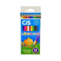 Lápis De Cor Sextavado C/ 12 Cores UN. - Cis
