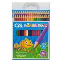 Lápis De Cor Sextavado C/ 36 Cores UN. - Cis