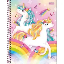 Caderno Espiral Blink Unicórnio 80 Fls. - Tilibra