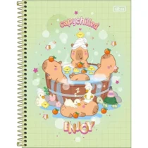 Caderno Espiral Capy Clup Verde 80 Fls. - Tilibra