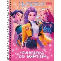 Caderno Espiral Guerreiras Do Kpop Huntrix 80 Fls. - Tilibra