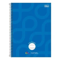 Caderno Espiral Pauta Ampliada Neuro Azul 80 Fls. - Tilibra