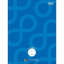 Caderno Brochura Pauta Ampliada Neuro Azul 48 Fls. - Tilibra