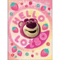 Caderno Brochura Lotso Amarelo C/ Rosa 80 Fls. - Tilibra