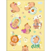 Caderno Brochura Capy Club Amarelo 80 Fls. - Tilibra