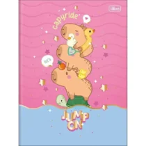 Caderno Brochura Capy Club Rosa 80 Fls. - Tilibra
