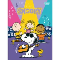 Caderno Brochura Snoopy Roxo 80 Fls. - Tilibra