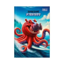 Caderno Brochura Brainrot Tentacolino octopoppo 80 Fls. - Tilibra
