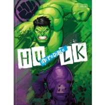 Caderno Brochura Hulk Verde 80 Fls. - Tilibra