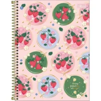 Caderno De 10 Mat. Be Berry Rosa 160 Fls. - Tilibra