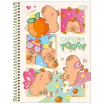 Caderno De 10 Mat. Capy Club Branco 160 Fls. - Tilibra