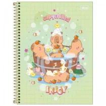 Caderno De 10 Mat. Capy Club Verde 160 Fls. - Tilibra