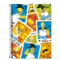 Caderno De 10 Mat. Simpsons 160 Fls. - Tilibra