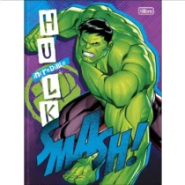 Caderno Brochura Peq. 80 Fls Verde Hulk Smash - Tilibra