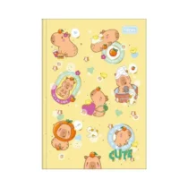 Caderno Brochura Peq Capy Club Amarelo 80 Fls  - Tilibra